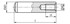  Igla s unutarnjim navojem DIN 7979D, 6x80 mm, 1 kom.